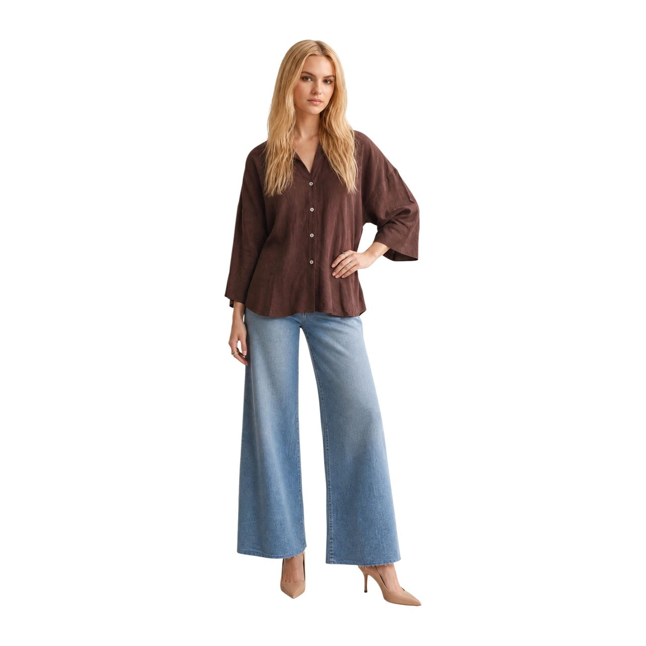 Jacqueline De Yong  Women Shirt